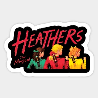 heathers-the-musical-high-resolution transparent Sticker